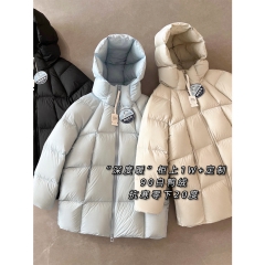JNBY/江南布衣新品羽绒服牛仔拼接设计5K8701930